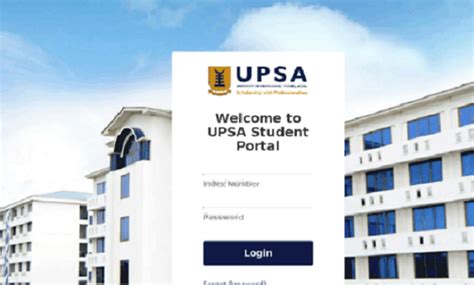 upsa student portal|Login .
